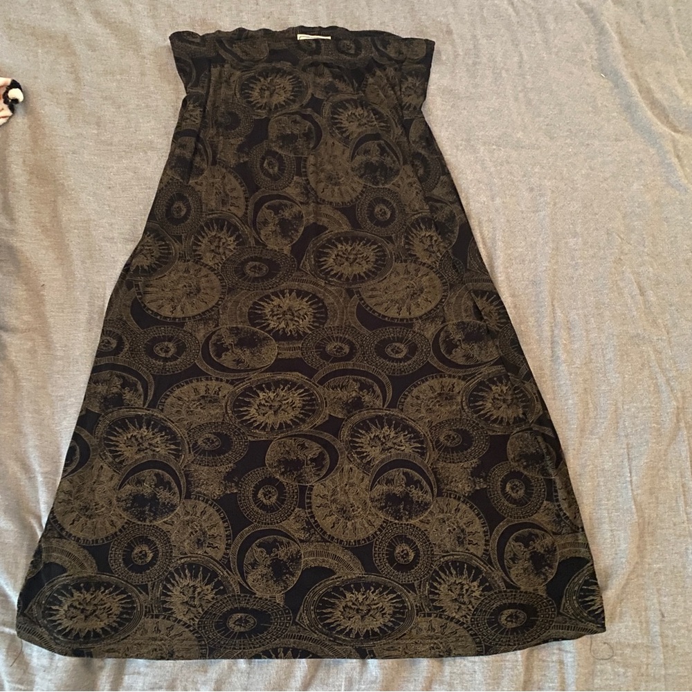 Vintage Gothic Plus Size Maxi Skirt